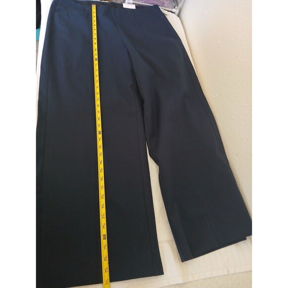 Old Navy Womens Pants Navy Size XL High Rise Wide Leg Stretch Office Career - Picture 5 of 10